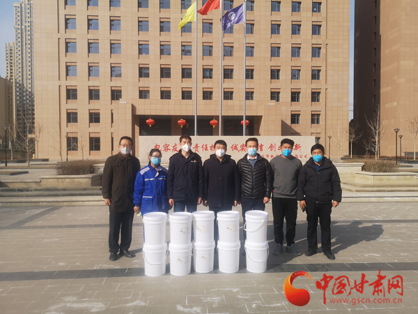 【甘肅全民戰(zhàn)“疫”】暖心！民革蘭州市委會捐助首批1噸防疫物資（圖）