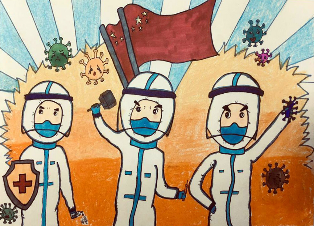 “疫情當前，孩子們有‘畫’說”作品展播（三十九）