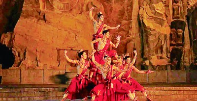 當(dāng)金剛飛天從浮雕上走下——龍門(mén)石窟舞樂(lè)圖像的歷史回響