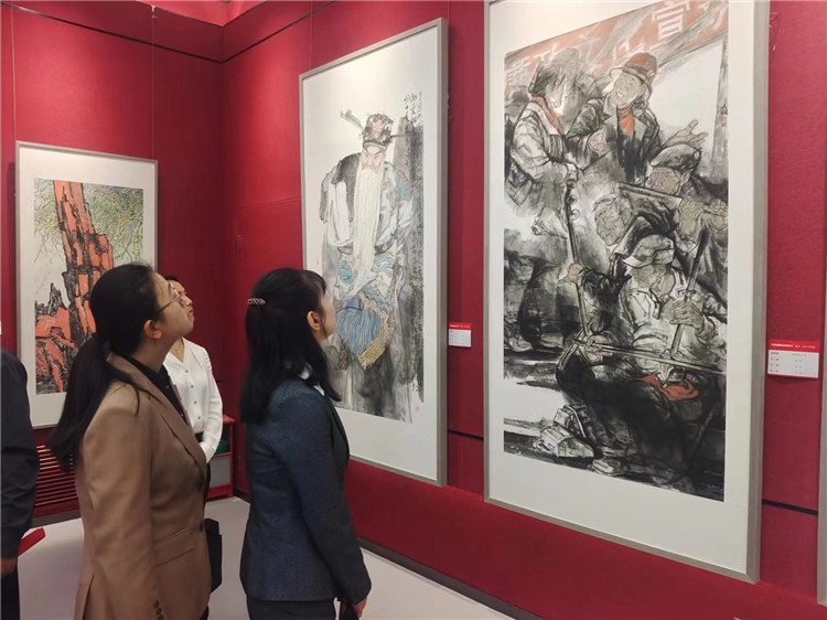 2023年5月，甘肅省紀委監(jiān)委機關(guān)、省委巡視辦、省文旅廳主辦，甘肅畫院承辦的甘肅省廉潔文化美術(shù)、書法、設計作品展開展，逾萬人參觀。.jpg
