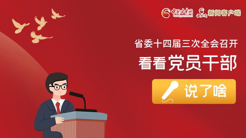 圖解|事關(guān)甘肅省委十四屆三次全會(huì)，黨員干部這么說！