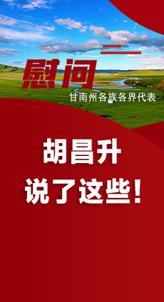  圖解|慰問(wèn)甘南州各族各界代表 胡昌升說(shuō)了這些！