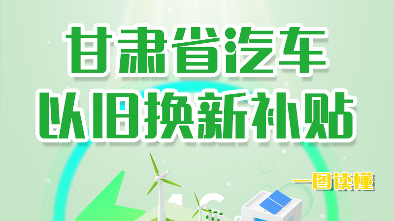 海報(bào)|重大利好！甘肅省汽車以舊換新補(bǔ)貼來(lái)了